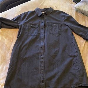Brand new Madewell button up denim dress